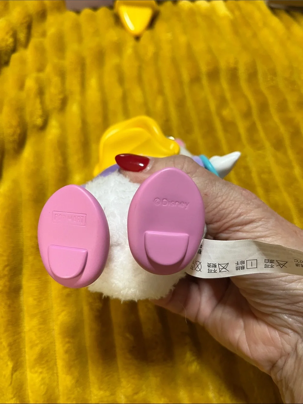 Disney Daisy Duck Plush Toy - White & Purple Stuffed Animal - Picture 4 of 5